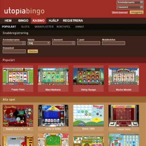 Utopia bingo casino login